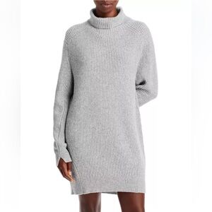 RAG & BONE Pierce Cashmere Turtleneck Dress in Grey Size Small